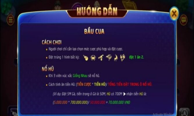 Hướng dẫn cách đánh bầu cua luôn thắng trong mọi trường hợp tại Top1game